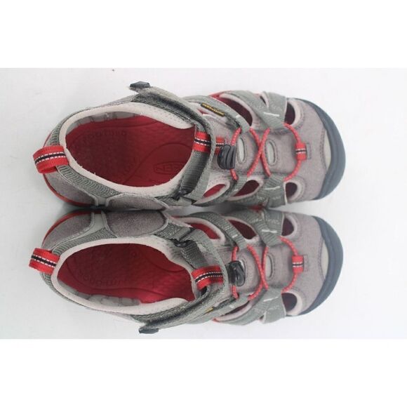 Keen Gray/red Sandals Size 4Y - Picture 10 of 11